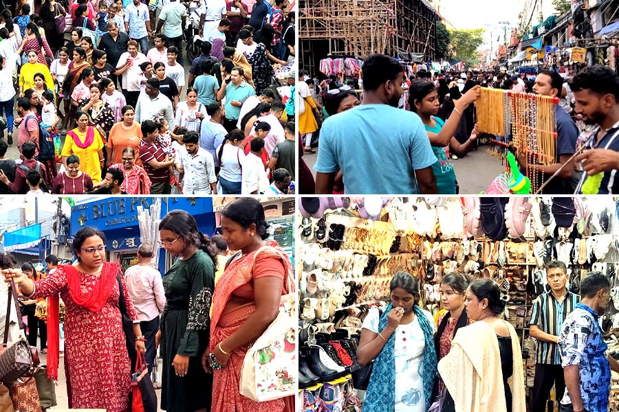 মেট্রো চালুতে ভিড় বাড়ল নিউমার্কেটে, পুজোর আগে কী বলছেন ক্রেতা-বিক্রেতারা?