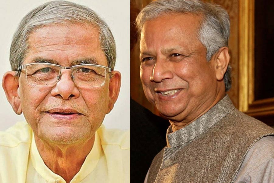 ইউনুসের বিএনপি-সখ্য! নিউ ইয়র্ক সফরে তাঁর সঙ্গী খালেদা জিয়ার দলের মহাসচিব