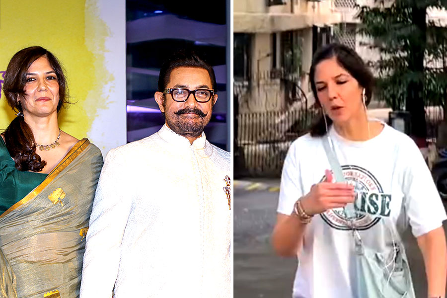 হাঁটতে বেরতেই পাপারাজ্জিদের ছবি তোলার হিড়িক, চটে লাল আমিরের ‘কাছের মানুষ’ গৌরী