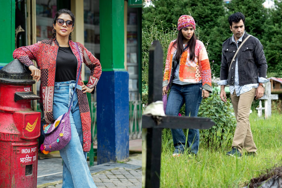 পুজোয় ‘যত কাণ্ড কলকাতাতেই’! ছবি মুক্তির আগে নায়িকা নওশাবা বলছেন, ‘কলকাতা একটা অনুভূতি’
