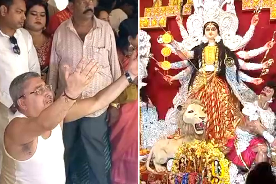 ‘মমতাদিকে আর্শীবাদ করুন’, সন্ধিপুজোয় কান্নাভরা গলায় প্রার্থনা কল্যাণের, দিলেন সর্বধর্ম সমন্বয়ের বার্তাও