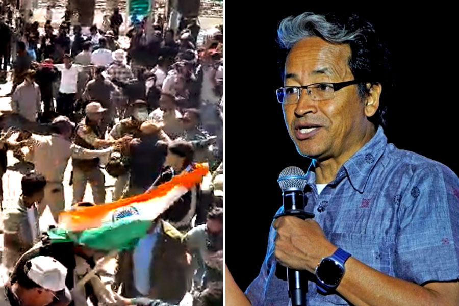 লাদাখে হিংসাত্মক ‘গণবিক্ষোভে’ মৃত ৪, আহত ৭০ জন, শান্তির বার্তা দিলেন সোনম