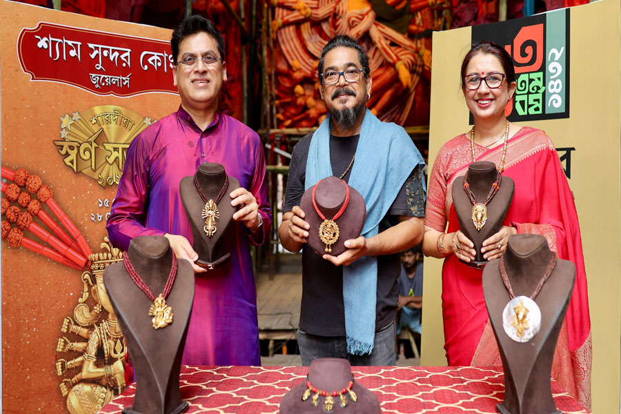 শারদীয়ায় নতুন সম্ভার নিয়ে এল শ্যামসুন্দর কোং জুয়েলার্স, থাকছে আকর্ষণীয় অফার