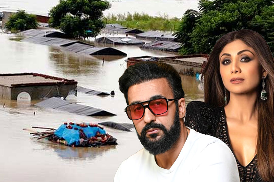 পর্নকাণ্ড, ১০০ কোটির আইনি বিতর্কের ‘শাপমোচন’! বন্যাবিধ্বস্ত পাঞ্জাবে অর্থসাহায্য শিল্পার স্বামী রাজ কুন্দ্রার