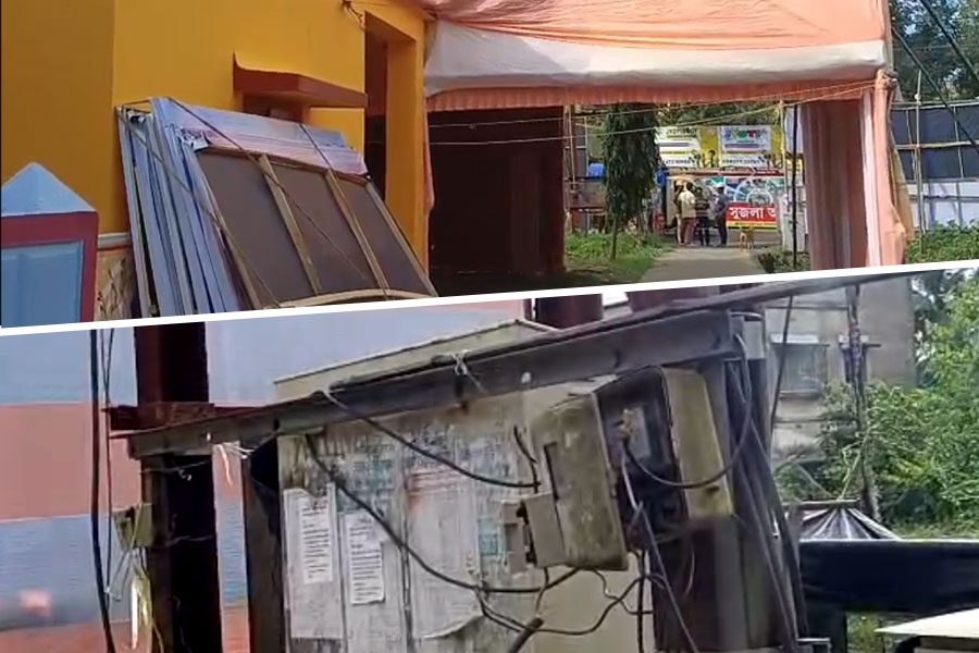 সুভাষগ্রামে মর্মান্তিক দুর্ঘটনা, পঞ্চমীতে মণ্ডপে বিদ্যুৎস্পৃষ্ট হয়ে মৃত্যু