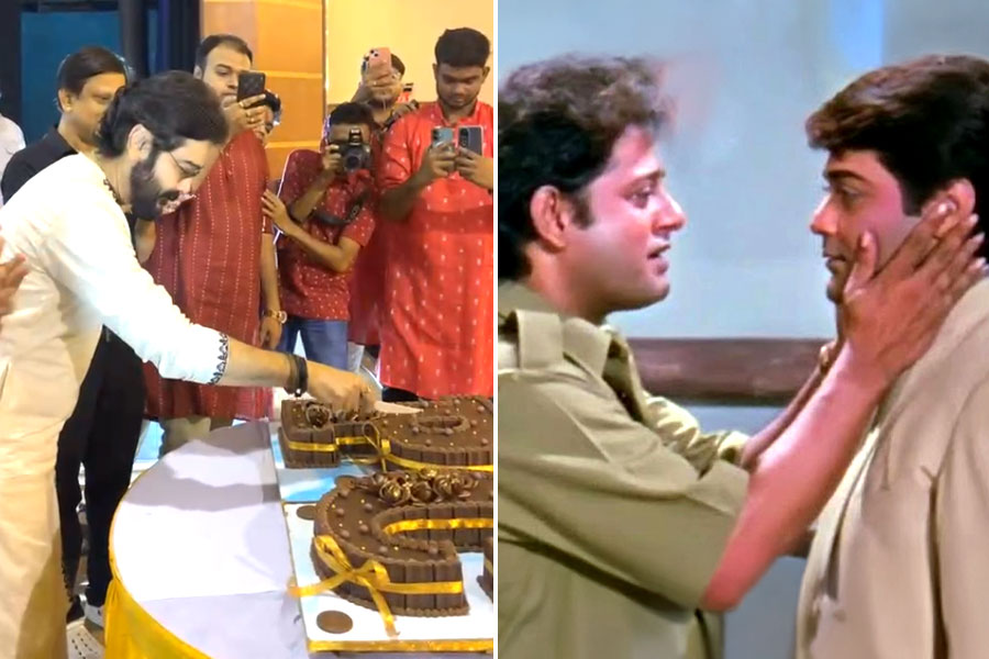 বন্ধু তাপস পালের স্মৃতিচারণ থেকে কেক কাটা, কীভাবে অষ্টমীতে জন্মদিন উদযাপন করলেন প্রসেনজিৎ?