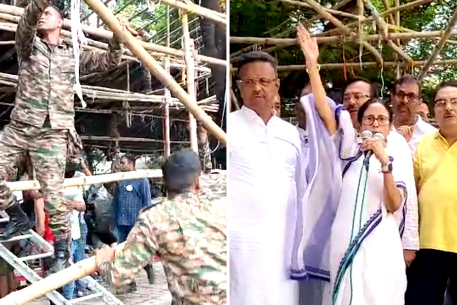 বিজেপির প্ররোচনাতেই ধর্মতলায় মঞ্চ খুলল সেনা? বিস্ফোরক অভিযোগ মমতার!