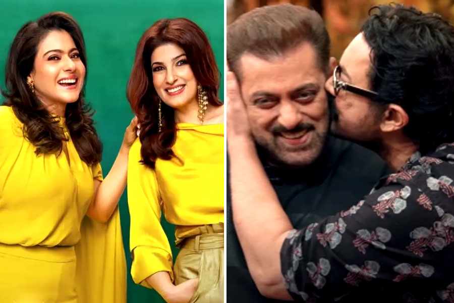 কাজল-টুইঙ্কলের ‘বন্য রসিকতা’য় নাস্তানাবুদ আমির-সলমন! হাঁড়ির খবর জানতে কী ‘ফন্দি’ দুই নায়িকার?