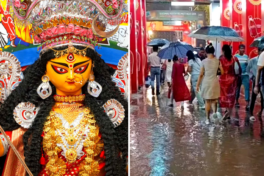 অষ্টমীতেই তাল কাটল বৃষ্টি, ফের ভাসবে কলকাতা?