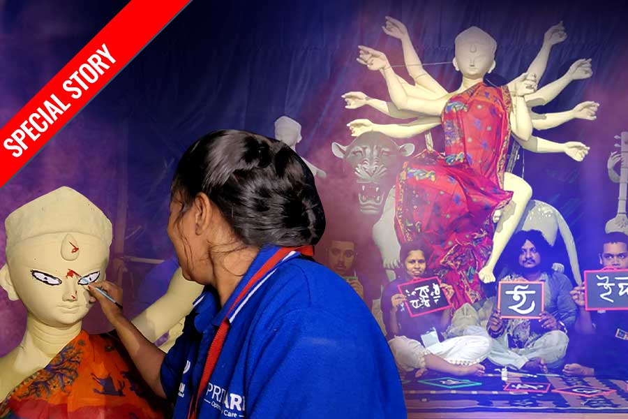 আমরাও পারি, দুর্গাপুজোয় শিল্পী এবার বিশেষভাবে সক্ষমরা