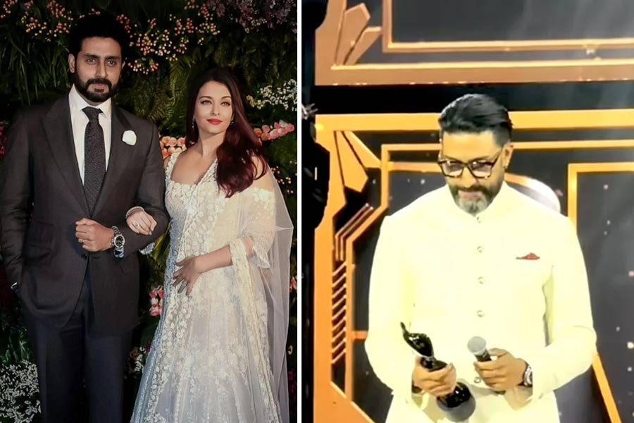 আরও প্রেমে…বিচ্ছেদ ‘গুজব’ উড়িয়ে সেরা অভিনেতার পুরস্কার ঐশ্বর্যকে উৎসর্গ অভিষেকের