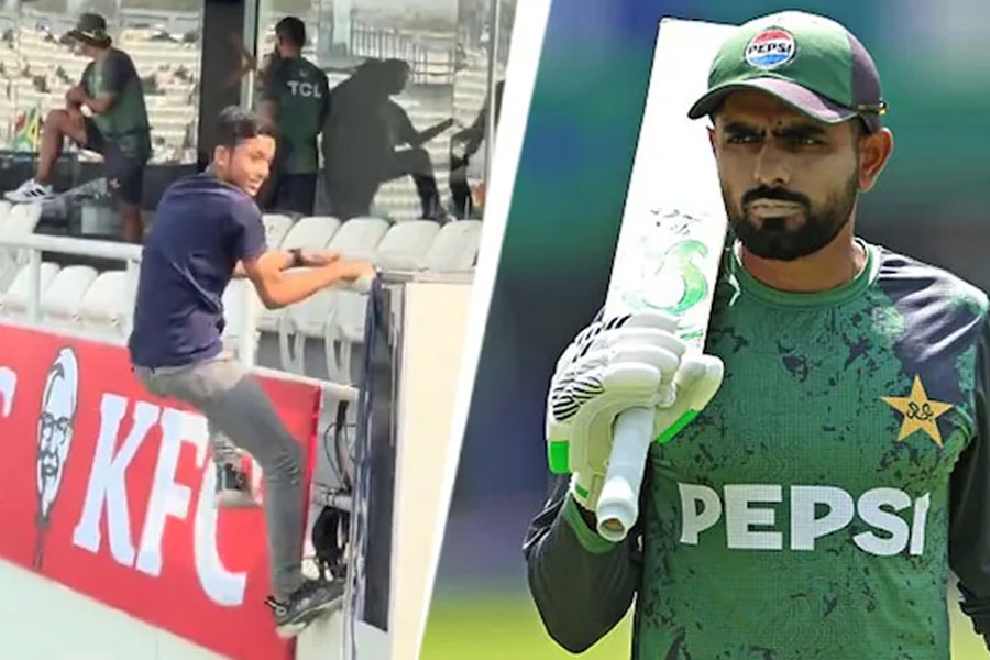এই না হলে পাকিস্তান! বাবরকে ‘ছুঁতে’ নিরাপত্তা টপকে সোজা সাজঘরে যুবক, ভিডিও ভাইরাল