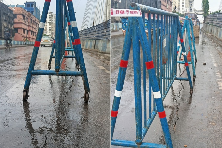 হাওড়ায় ফাটল ধরা বাঙালবাবু সেতু দিয়েই যান চলাচল, পরিদর্শনে রাজ্য ও কেন্দ্র সরকারের ইঞ্জিনিয়াররা