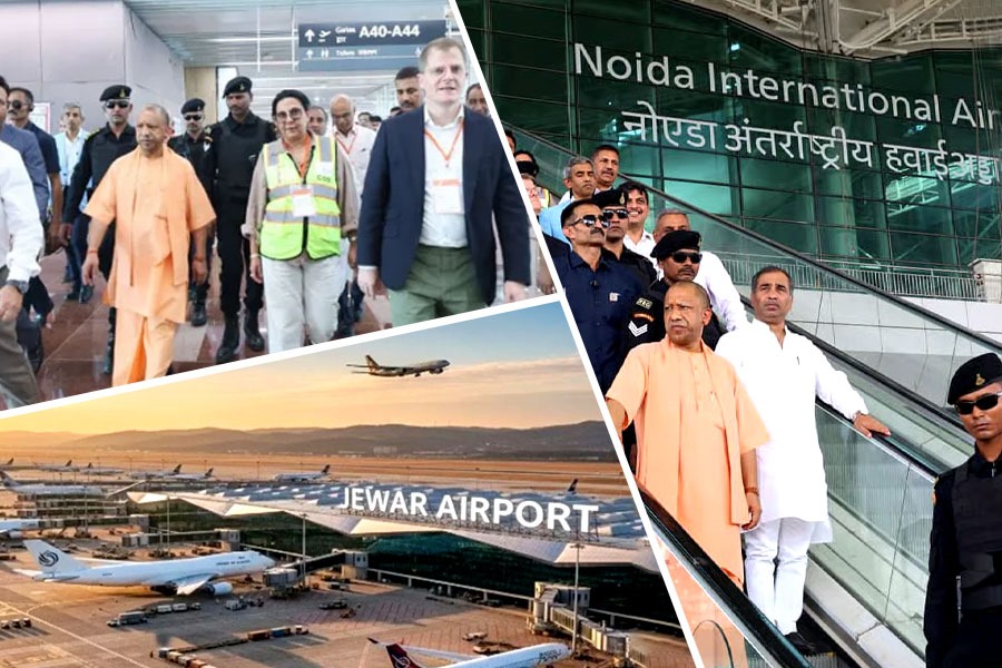 ভারতে প্রথম ‘স্মার্ট’ বিমানবন্দর, নজির গড়ল যোগীর উত্তরপ্রদেশ