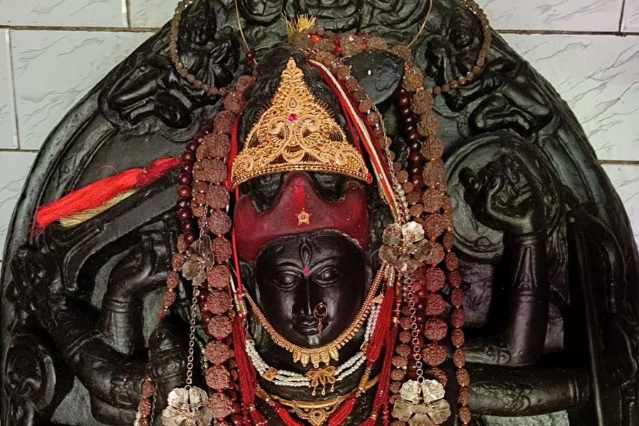 দেবীর নামে বর্ধমানের এই গ্রাম, অষ্টভুজা মহিষাসুরমর্দিনীই পূজিত হন দক্ষিণাকালী হিসেবে