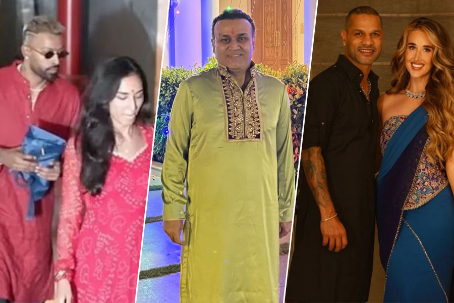 নতুন বান্ধবীর সঙ্গে দিওয়ালি সেলিব্রেট হার্দিক-শিখরের, শেহওয়াগের ছবিতে উসকে বিচ্ছেদ জল্পনা!