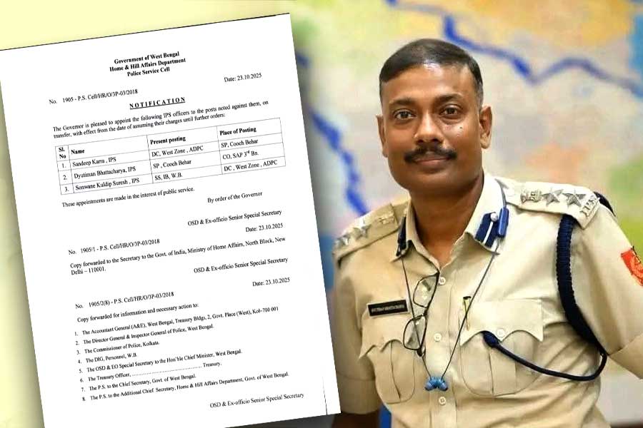 বদলি কোচবিহারের পুলিশ সুপার দ্যুতিমান ভট্টাচার্য, লাঠিচার্জ বিতর্কের জের?