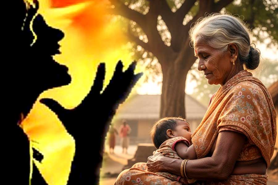শাশুড়ির শরীরে ভর করে পুত্রকে স্তন্যপান আগুনে পুড়ে মৃত তরুণীর! তদন্তে ‘স্পিরিট’