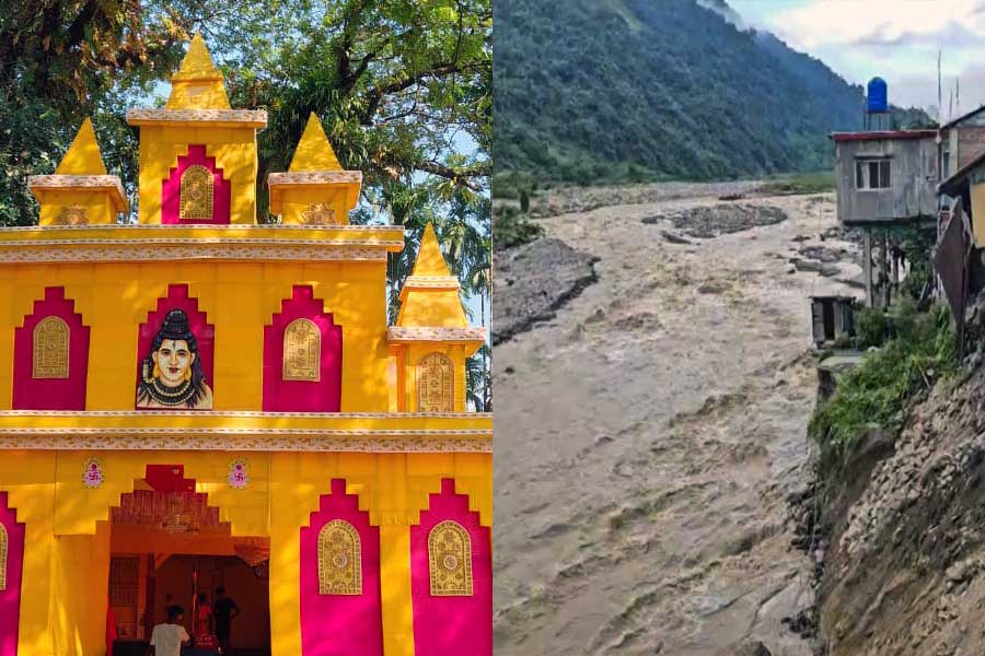 আলোর উৎসবেও ম্লান নাগরাকাটা, নমো নমো করেই কালীপুজো সারছেন বিধ্বস্ত বাসিন্দারা