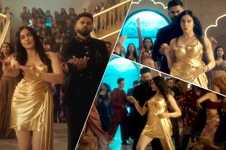 ডান্স ফ্লোরে শ্রেয়সের ‘বুলেট আশিকানা’, তারকা ক্রিকেটারের ‘স্টেপসে’ মাত আদা শর্মাও