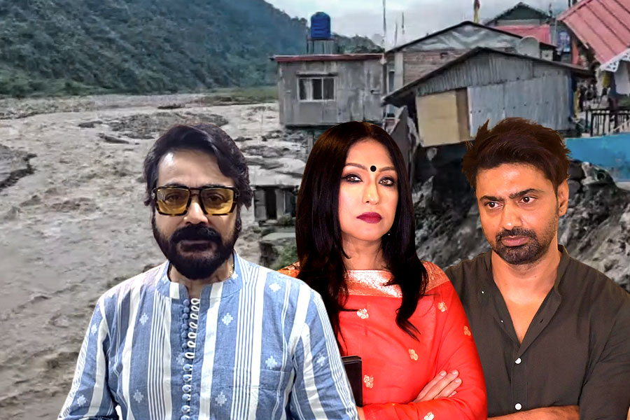 বিধ্বস্ত উত্তরবঙ্গের পাশে টলিউড, ‘ভরসা জোগালেন’ ঋতুপর্ণা-প্রসেনজিৎ, ত্রাণ পাঠালেন দেবও