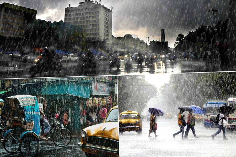 দুপুরেই অন্ধকার কলকাতা, দক্ষিণবঙ্গে বৃষ্টি, কবে থামবে বৃষ্টি?