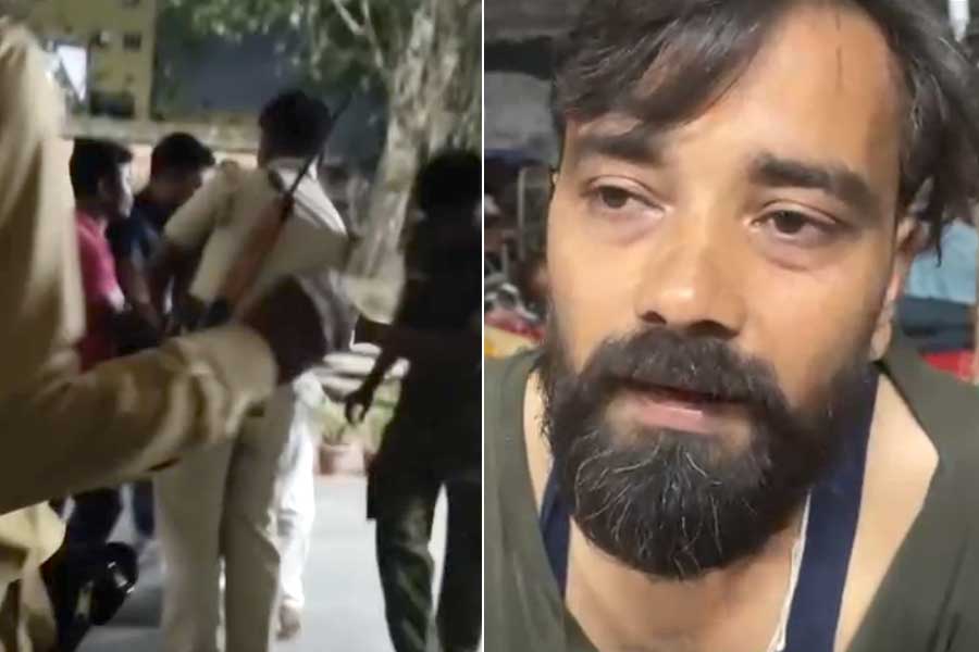 মধ্যরাতে থানায় বিজেপি বিধায়কের তাণ্ডব, দলের কর্মীকেই মারধর!