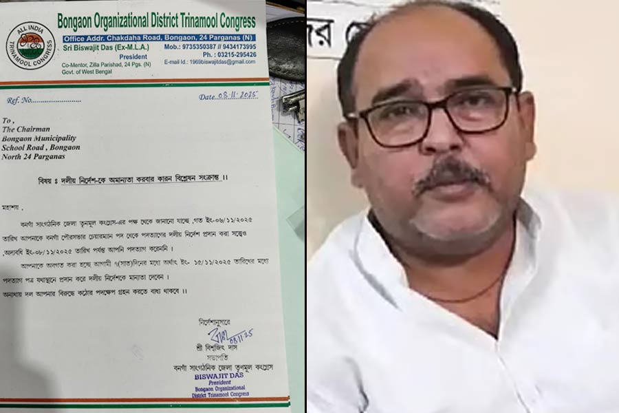 দলের নির্দেশ অমান্য করে চেয়ার আঁকড়ে ছিলেন! বনগাঁর পুরপ্রধানকে শোকজ তৃণমূলের