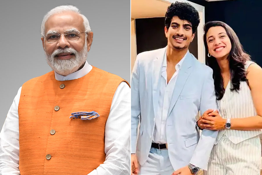 পলাশের ছন্দ, স্মৃতির কভার ড্রাইভে মজে খোদ প্রধানমন্ত্রী, হবু দম্পতিকে শুভেচ্ছা মোদির
