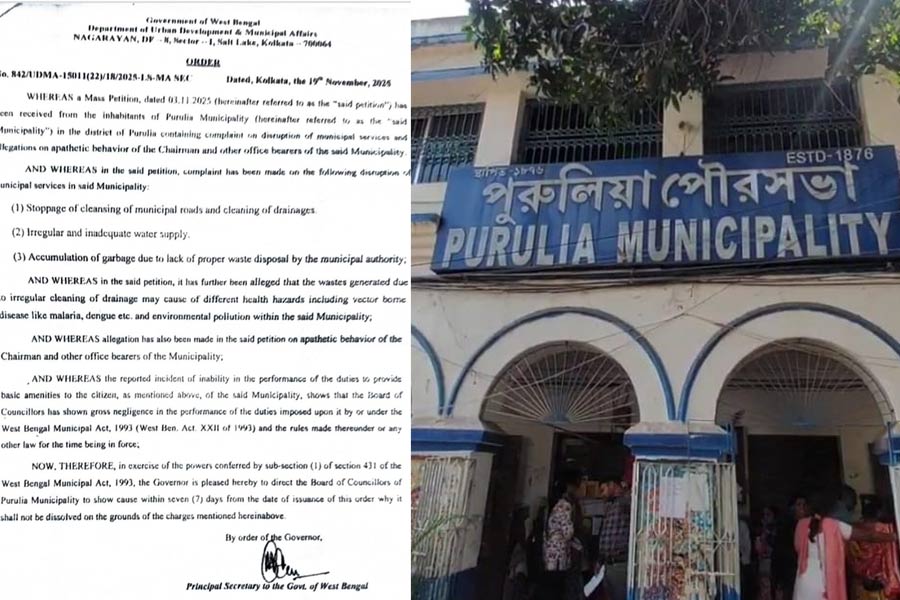 নজিরবিহীন! পুরবোর্ড ভাঙা নিয়ে প্রশ্ন তুলে পুরুলিয়া পুরসভাকে শোকজ রাজ্যের
