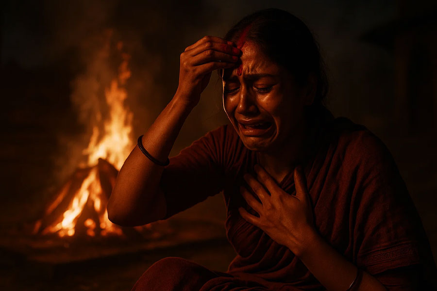 অমর প্রেম! ভিন্ন জাতে সম্পর্কের ‘দোষে’ তরুণকে পিটিয়ে ‘খুন’, শ্মশানে সিঁদুর-শপথ তরুণীর