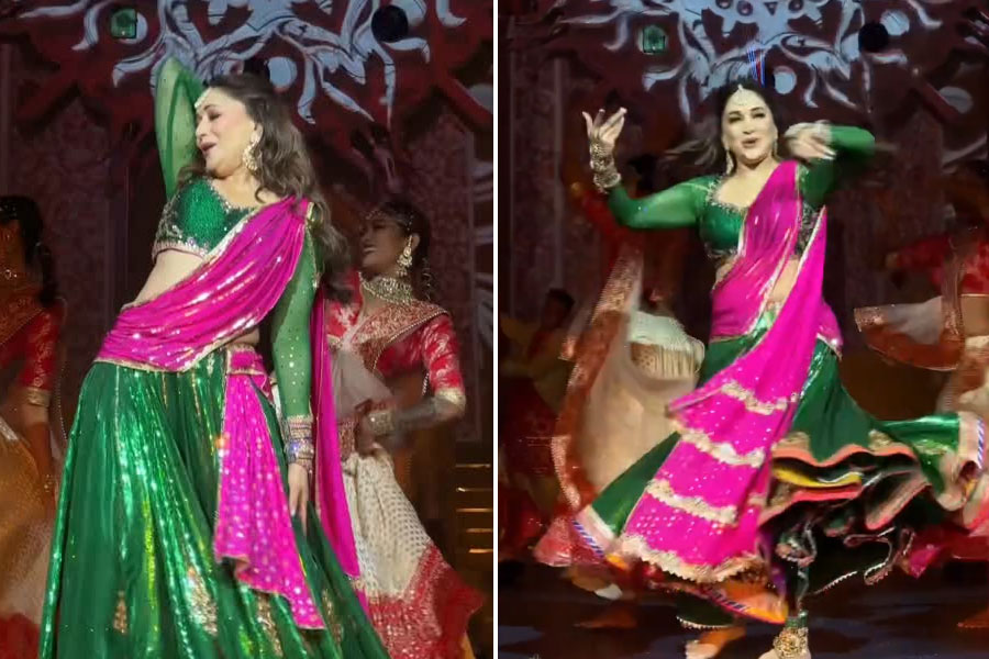 ফের ‘ডোলা রে ম্যাজিক’ মাধুরীর! উদয়পুরের জমকালো বিয়েতে ফিরল নস্ট্যালজিয়া