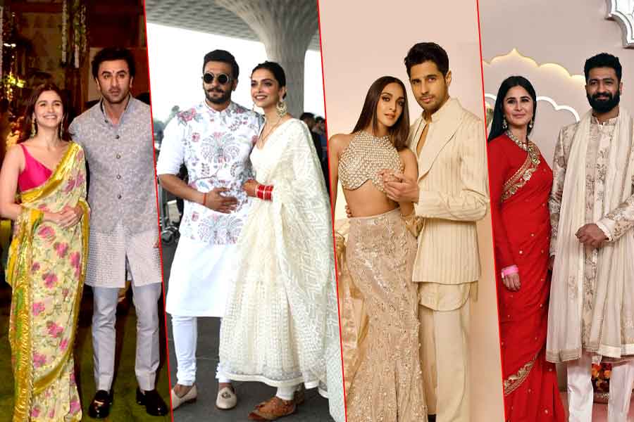 বিয়েবাড়িতে যুগলে নিমন্ত্রণ? সাজপোশাকে থাক বলিউডি ছোঁয়া