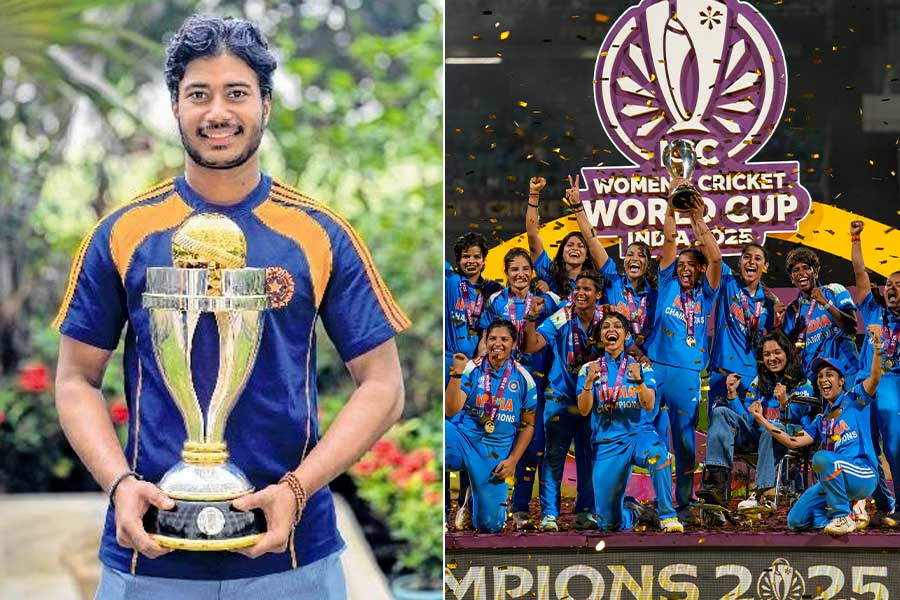 প্রতিদিন সাতশো ‘থ্রো ডাউন’! রিচাদের বিশ্বজয়ের নেপথ্যে বাঙালি শচীনের ‘হাত’ও