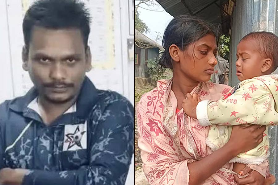 ‘আমাদের কী হবে?’ দেড় বছরের মেয়ে কোলে সরকারকে প্রশ্ন বাংলাদেশে নিহত দীপুর স্ত্রীর