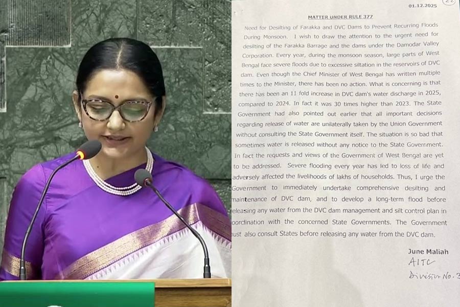 ‘আর দেরি নয়, দ্রুত সমাধান করুন’, DVC-ফরাক্কা বাঁধ সংস্কারে সংসদে সরব জুন মালিয়া