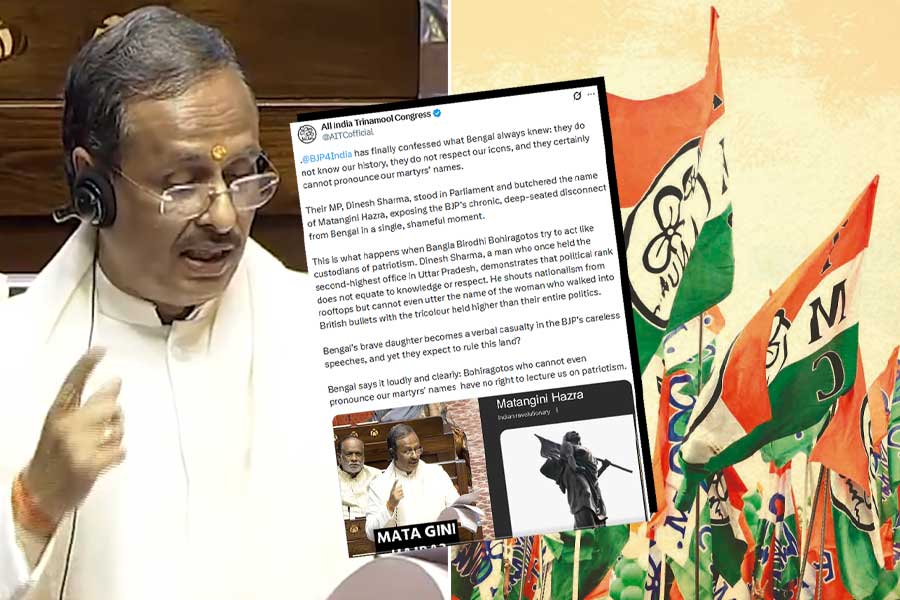 বঙ্কিমচন্দ্র, মাস্টারদার পর সংসদে মাতঙ্গিনীর নামবিভ্রাট! বিজেপি সাংসদকে তুলোধোনা তৃণমূলের