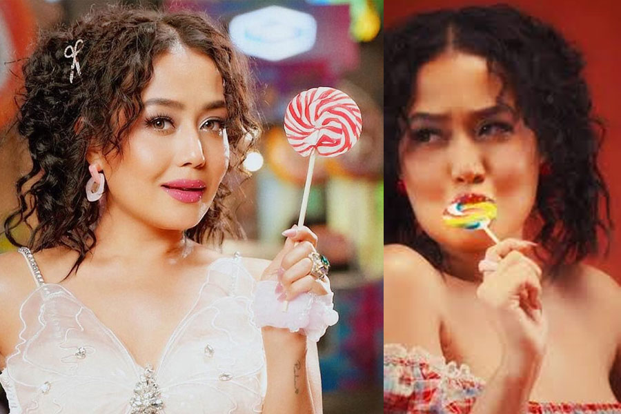 মুখে ললিপপ গুঁজে ‘দুষ্টু নাচ’, নেহা কক্করের চটুল ভঙ্গিতে নিন্দার ঝড়, ভিডিও দেখেছেন?