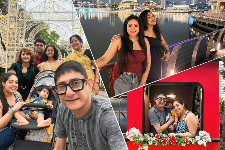 সিঙ্গাপুর গিয়ে ‘দিদি’ ঋতুপর্ণার সঙ্গে দেখা শ্রীময়ীর, কেমন কাটছে একরত্তি কৃষভির সঙ্গে এই সফর?