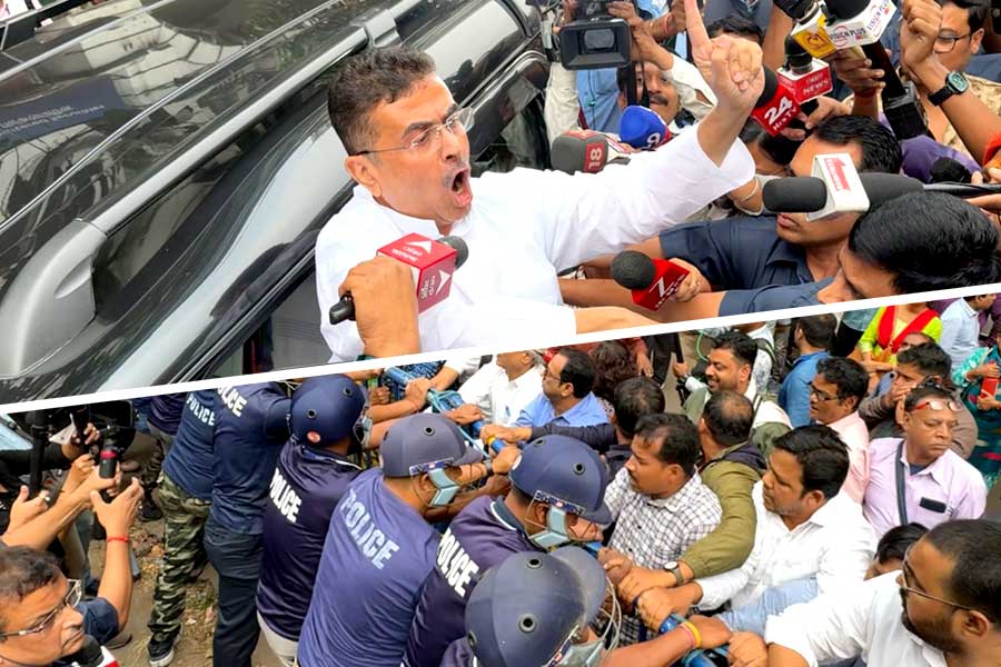 SIR নিয়ে সিইও দপ্তরে শুভেন্দুরা, ‘গো ব্যাক’ স্লোগান BLO অধিকার রক্ষা কমিটির