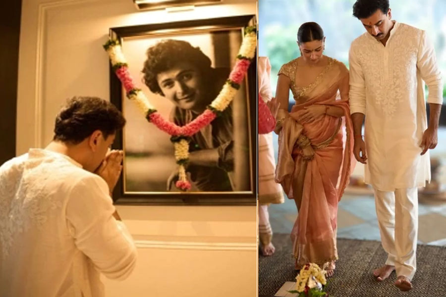 খান-বচ্চনকে টেক্কা দিয়ে ২৫০ কোটির বাংলোয় গৃহপ্রবেশ, সংসারসুখ দেখালেন রণবীর-আলিয়া