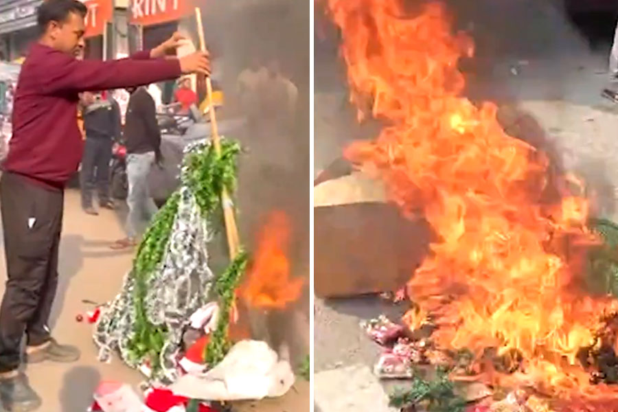মুখে ‘জয় শ্রীরাম’ স্লোগান, বড়দিনের সেলিব্রেশন রুখে অসমের স্কুলে ভাঙচুর চালাল বজরং দল