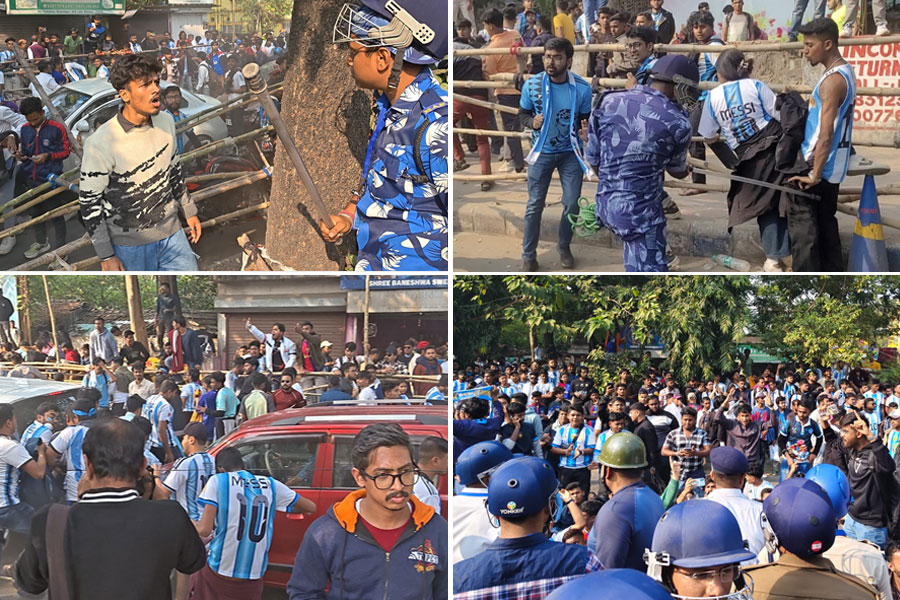 গাড়িতে হামলা, চলল লাঠি, মেসিতে ধুন্ধুমার সল্টলেকে