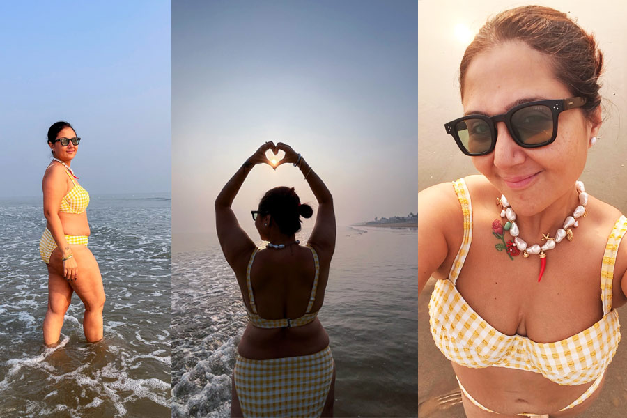 সমুদ্র সৈকতে স্বস্তিকার ‘বিকিনি বিলাস’, সমাজের ছুঁতমার্গ উড়িয়ে বললেন, ‘এই শরীর এখনও অবসর নেয়নি’